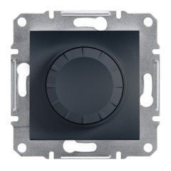 Светорегулятор поворотный 20-315VA. Антрацит EPH6600171 Asfora plus Schneider Electric, 10076, Антрацит