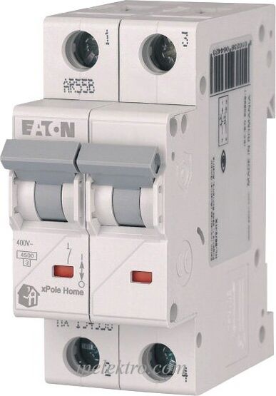 Автоматичний вимикач HL-В10/2п 2 полюси 10А х-ка В xPole Home EATON, 10166