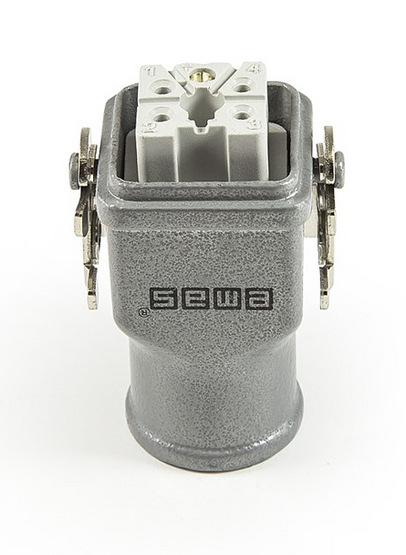 Корпус EBM05PU36 з розеткою переносний з металевим фіксатором 5 виводів EMAS
