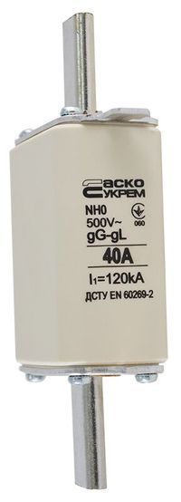 Предохранитель ножевой с плавкой вставкой NH0 40A gG АСКО