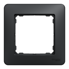 Рамка 1-постова Чорний Sedna Design Schneider Electric SDD314801