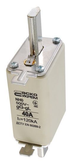 Предохранитель ножевой с плавкой вставкой NH0 40A gG АСКО