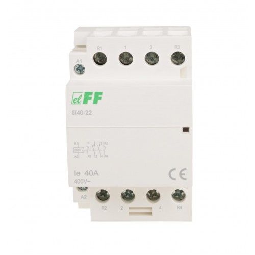 Контактор ST40-22, контакти 2NC+2NO, 40А F&F, 230V АС