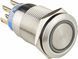 TYJ 19-272 12V синя Кнопка метал. з підсв. 2NO+2NC НОВИНКА