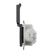 Розетка з заземленням, зі шторками, та з кришкою IP44 Чорний Sedna Design Schneider SDD214024, Чорний