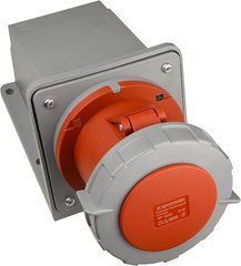 Розетка стационарная 5P 125A IP67, 3P+N+PE UCombi АСКО