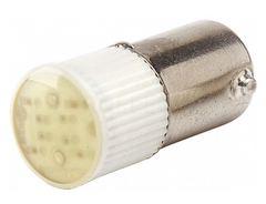 Лампа змінна світлодіодна матриця Bа9s 220В жовта LED220S, EMAS