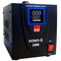 DOMO-II-TLD-1000VA LED цифровой cтабилизатор напруги 1000ВА 1-фазный Eltis Electric