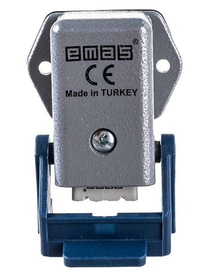 Корпус EBM05PE41 з розеткою пластіковим фіксатором, стаціонарний 5 виводів EMAS