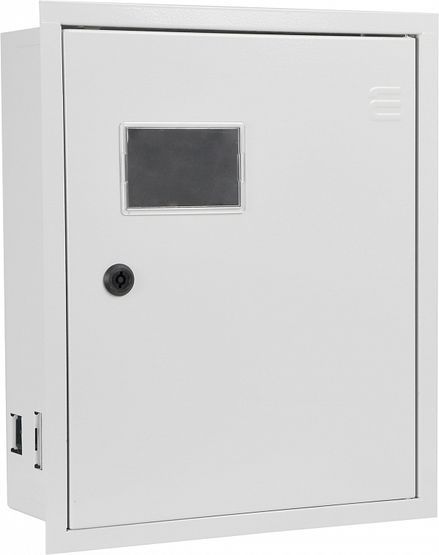 Корпус учета металлический Light 27 модулей 3ф, встраиваемый IP31, серии UBox