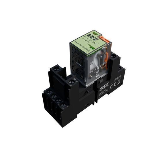 Интерфейсное реле F&F GPK-4P-24DC в комплекте с разъемом