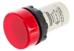Моноблочна світлосигнальна арматура MBSD024K світлодіодна 24В червона (плоске скло) EMAS