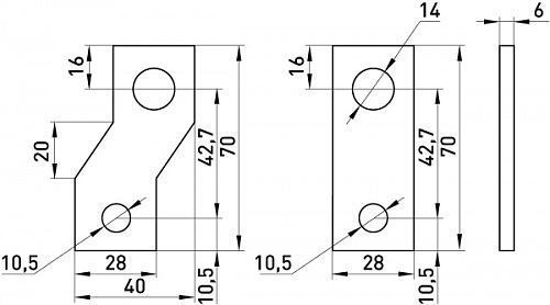 Шина e.industrial.ukm.400S.busbar