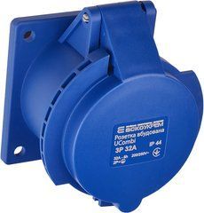 Розетка встроенная 3P 32A IP44, 2P+PE UCombi АСКО
