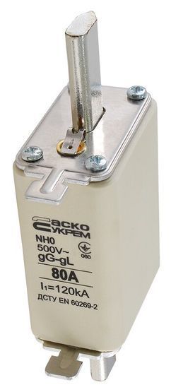 Предохранитель ножевой с плавкой вставкой NH0 80A gG АСКО