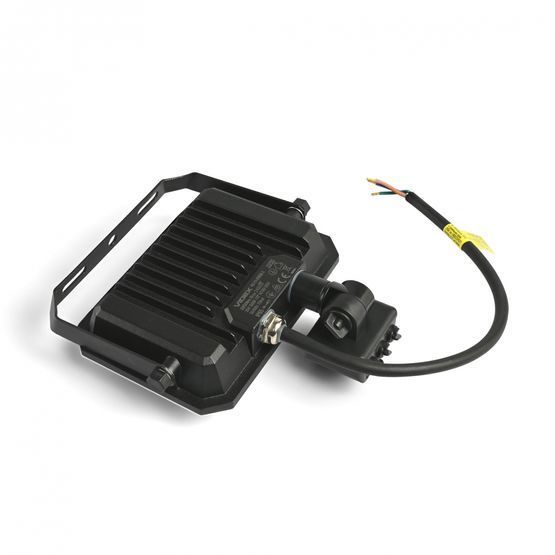 LED прожектор F3 30W 5000K з датчиком руху 220V Black VIDEX , VLE-F3-0305B-S, 5000