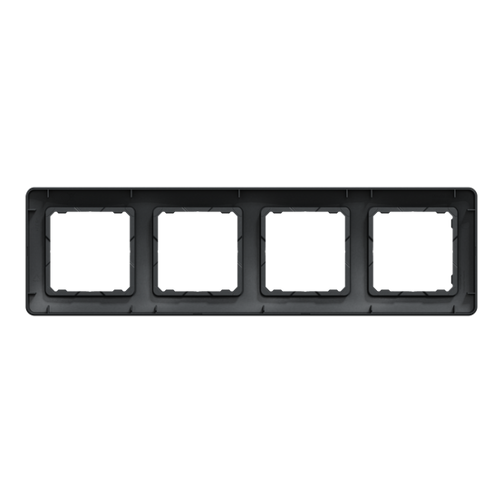 Рамка 4-постовая Черный Sedna Design Schneider Electric SDD314804, Черный