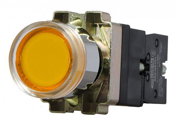 XB2-BW3571 Кнопка з підсвічуванням жовта 1НО АСКО