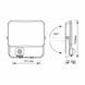 LED прожектор F3 30W 5000K з датчиком руху 220V Black VIDEX , VLE-F3-0305B-S, 5000