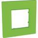Рамка 1-постовая "BIO" MGU4.702.28 Unica Quadro Schneider, 8207, BIO