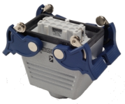 Розетка EBM10PU34 переносна пряма з 4-роліками та фіксатором (10 виводів) EMAS
