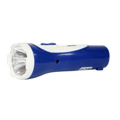 Ліхтар акумуляторний PELE-2 POWER LED 1W синій 73Lm батарея 0,4Ah 220-240V HOROZ, 084-006-0002-010