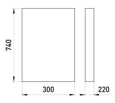 Ящик ЯПРП-400А, рубильник перекидной BP32-37B71250 IP31, 400