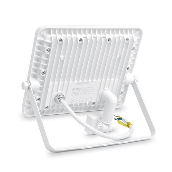 LED прожектор F2e 50W 5000K c датчиком движения и освещенности VIDEX, VL-F2e505W-S, 5000