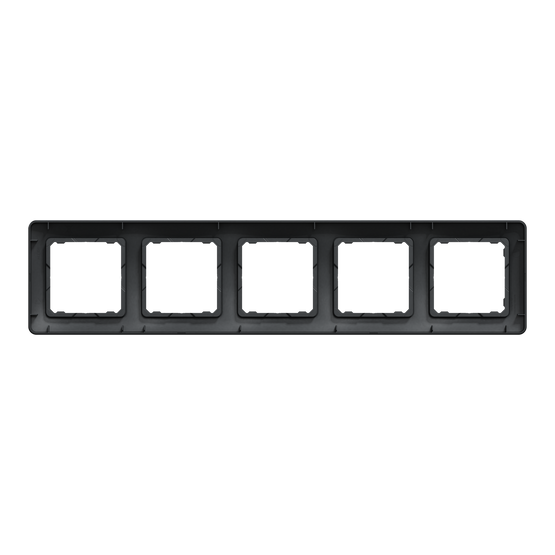 Рамка 5-постовая Черный Sedna Design Schneider Electric SDD314805, Черный