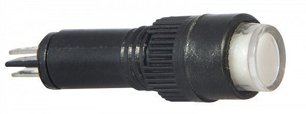 Сигнальна арматура AD22E-8DS біла 220V АC