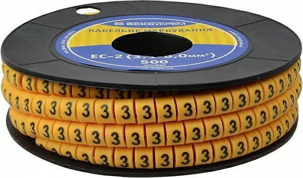 Маркування EC-2 3,1-8,0 кв.мм2 "3"