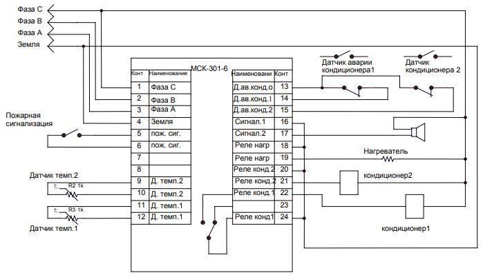 Контролер температурний МСК-301-86 (для морозильників та вітрин) Новатек