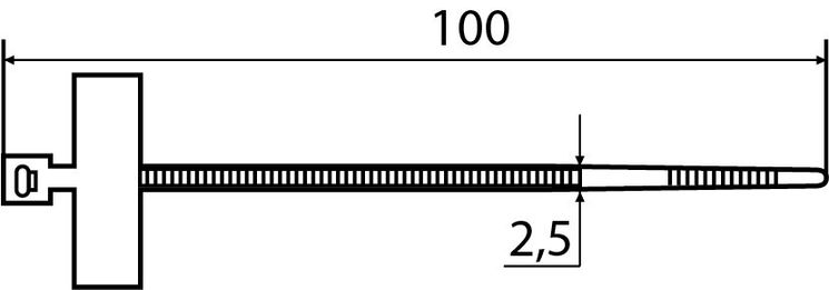 CHS-100MKT (хомут маркувальний) (100 шт.)