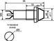 Сигнальна арматура AD22C-9 біла 220V AC