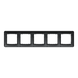 Рамка 5-постовая Черный Sedna Design Schneider Electric SDD314805, Черный