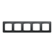 Рамка 5-постовая Черный Sedna Design Schneider Electric SDD314805, Черный