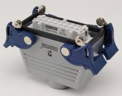 Розетка EBM16PU34 пряма переносна з 4-роліками і фіксатор металопластик (16 виводів) EMAS