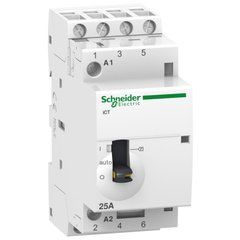 КОНТАКТОР 25A 4NO 220/240В ~ 50Гц РУЧ., 230V АС