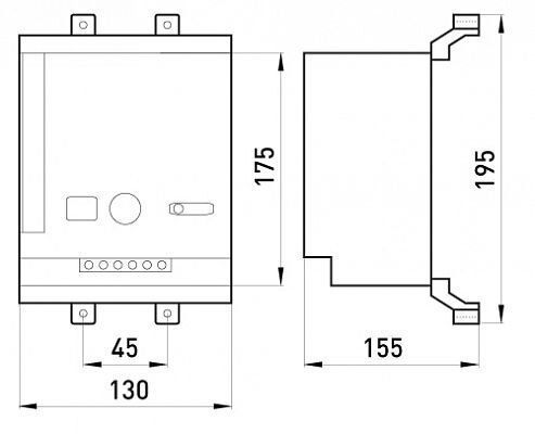 Мотор-редуктор e.industrial.ukm.400.MDX.220, 220В