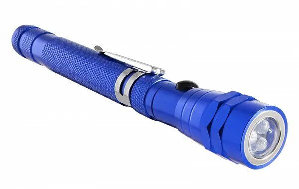 ДМ-46 Ліхтарик синій з висувним магнітним захватом