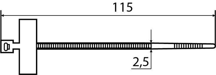 CHS-110MKT (хомут маркувальний) (100 шт.)