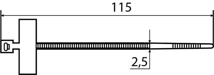 CHS-110MKT (хомут маркувальний) (100 шт.)