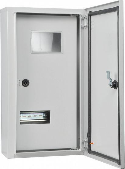 Корпус обліку металевий Light 9 модулів 3фл, навісний IP54, серії UBox