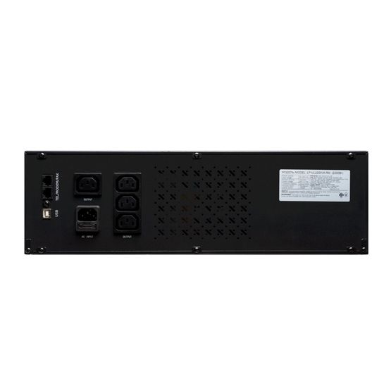 Источник бесперебойного питания (ИБП) LP-UL2200VA RM (rack mounts) с батареей LogicPower