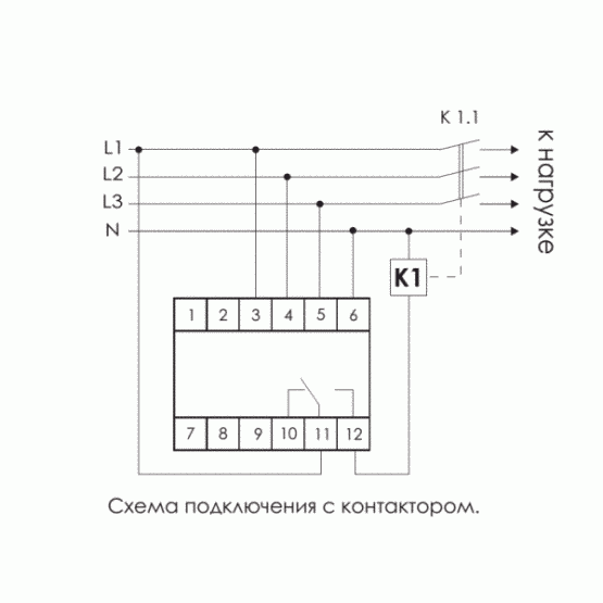 Реле напряжения CP-730 380В 10А 3S 3-фазное F&F