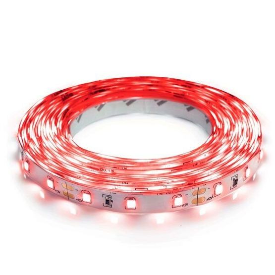 Світлодіодна стрічка B-LED 3528-60 R червона, негерметична, 1м, B499, Красный