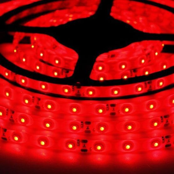 Світлодіодна стрічка B-LED 3528-60 R червона, негерметична, 1м, B499, Красный