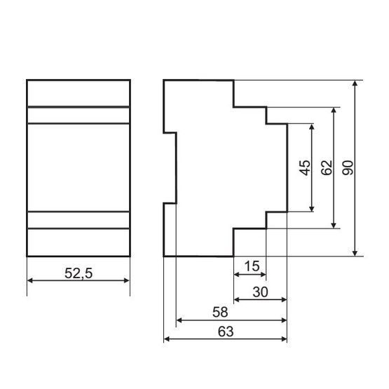Реле напруги CP-730, трифазне, 10А