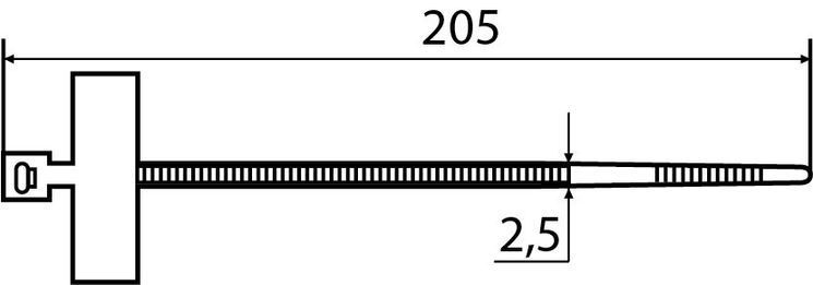CHS-200MKT (хомут маркувальний) (100 шт.)