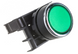 Кнопка B100DY нажимна кругла (1НО) зелена EMAS